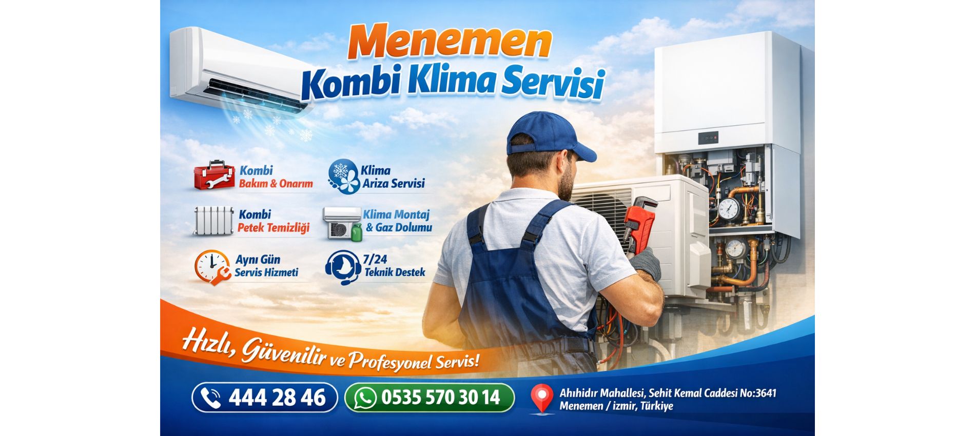 Menemen Kombi Klima Servisi